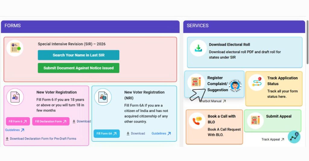 Voter Id Ke Liye Complaint Kaise Kare